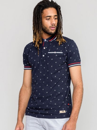 D555 SWINDON Print Polo Shirt - Polos - Polos 2XL-8XL