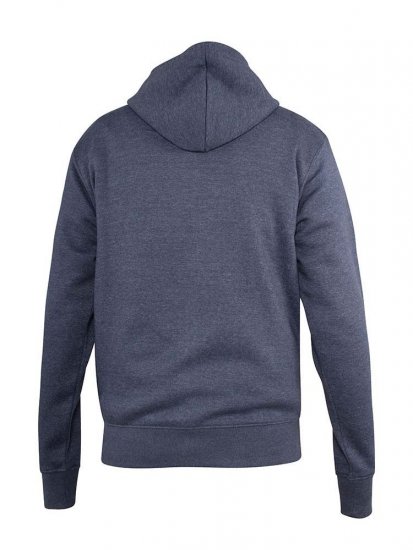 D555 Orchid Chest Printed Zip Through Hoody Denim Blue - Sudaderas - Sudaderas 2XL-12XL