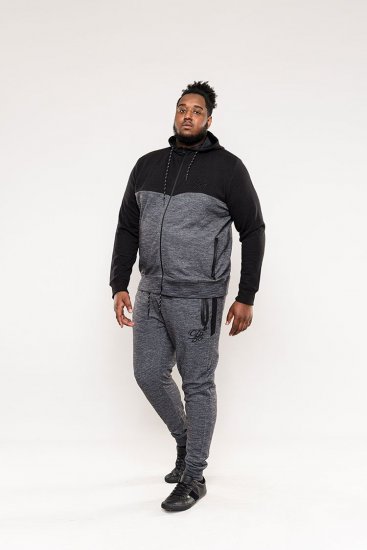 D555 Finnley Couture Hoody With Chest Embroidery Black - Sudaderas - Sudaderas 2XL-12XL