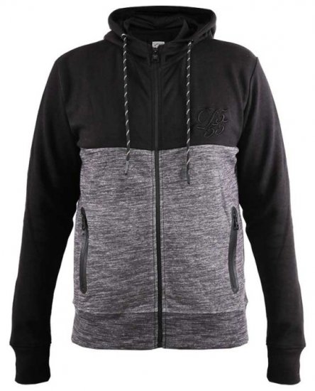 D555 Finnley Couture Hoody With Chest Embroidery Black - Sudaderas - Sudaderas 2XL-12XL