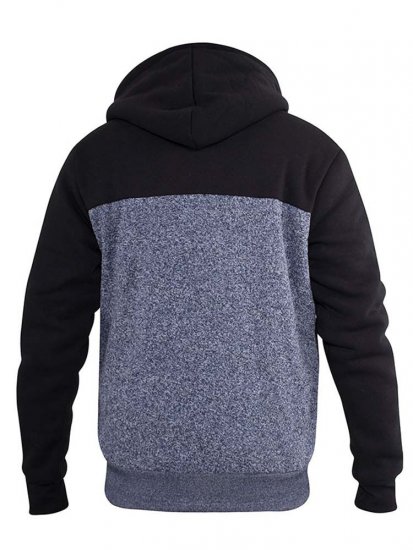 D555 Allen Zip Through Hoody With Sherpa Lining - Sudaderas - Sudaderas 2XL-12XL