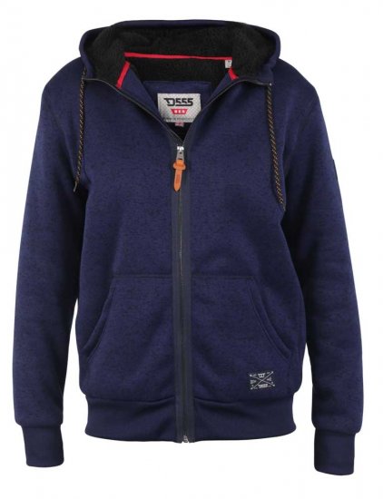 D555 Callington Hoodie With Sherpa Lining - Sudaderas - Sudaderas 2XL-12XL