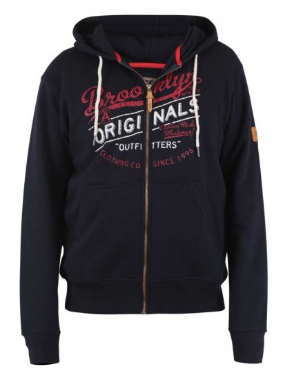D555 Zennor Navy Hoodie - Sudaderas - Sudaderas 2XL-12XL