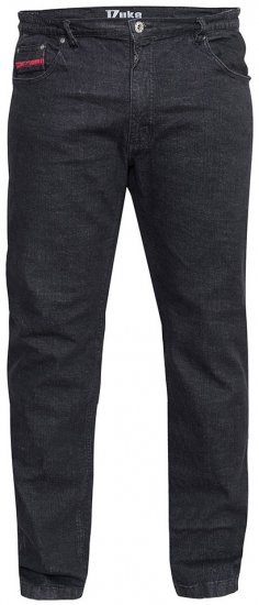 Duke Balfour Relaxed Comfort Fit Stretch Jeans With Elasticated Waist Black - Vaqueros & pantalones - Vaqueros y Pantalones - W40-W70