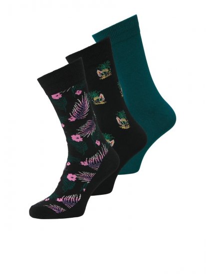 Jack & Jones Pineapple Skulls Calcetines Negro pack de 3 - Ropa interior - Ropa interior 2XL-8XL
