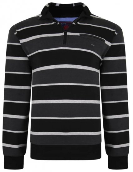 Kam Jeans 7022 Striped Sweater - Sudaderas - Sudaderas 2XL-12XL