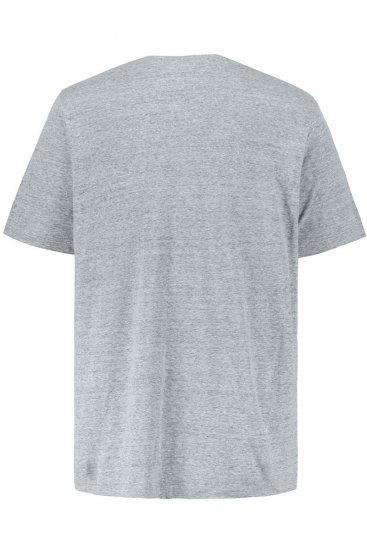 JP1880 702415 Camiseta de cuello de pico Gris jaspeado - Camisetas - Camisetas - 2XL-14XL