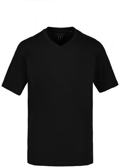 JP1880 702415 Camiseta de cuello de pico Negro - Camisetas - Camisetas - 2XL-14XL