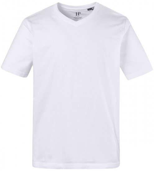 JP1880 702415 Camiseta de cuello de pico Blanco - Camisetas - Camisetas - 2XL-14XL