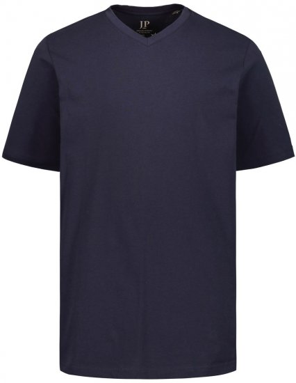 JP1880 702415 Camiseta de cuello de pico Azul marino - Camisetas - Camisetas - 2XL-14XL