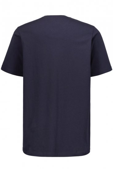 JP1880 702415 Camiseta de cuello de pico Azul marino - Camisetas - Camisetas - 2XL-14XL