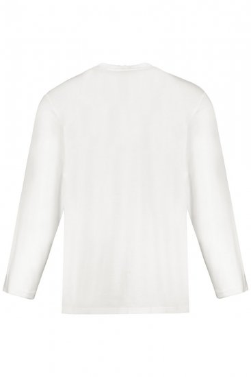 JP1880 702555 Camiseta Henley de manga larga Blanco - Camisetas - Camisetas - 2XL-14XL