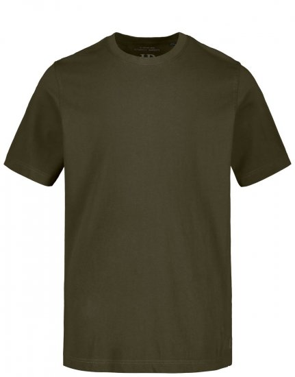 JP1880 702558 Camiseta de cuello redondo Oliva oscuro - Camisetas - Camisetas - 2XL-14XL