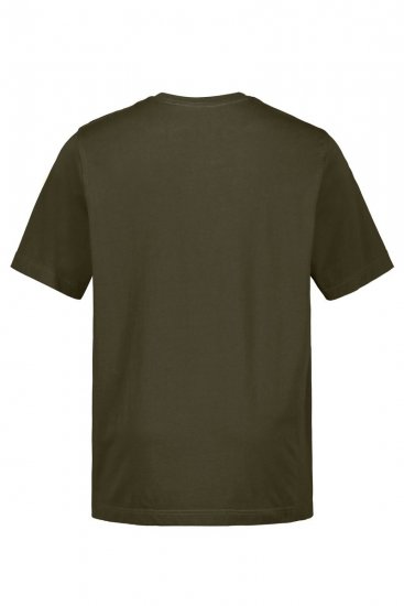 JP1880 702558 Camiseta de cuello redondo Oliva oscuro - Camisetas - Camisetas - 2XL-14XL