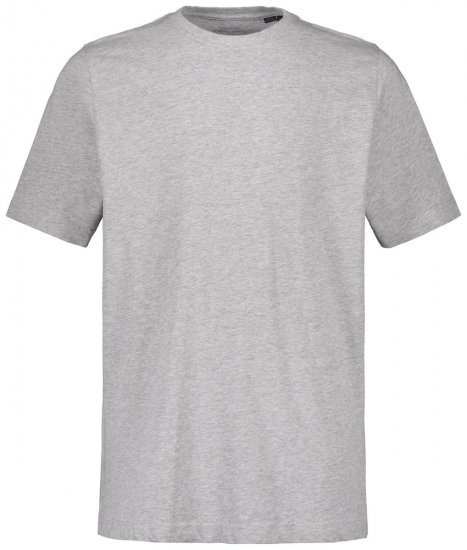 JP1880 702558 Camiseta de cuello redondo Gris jaspeado - Camisetas - Camisetas - 2XL-14XL