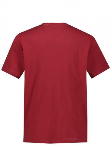 JP1880 702558 Camiseta de cuello redondo Rojo oscuro - Camisetas - Camisetas - 2XL-14XL