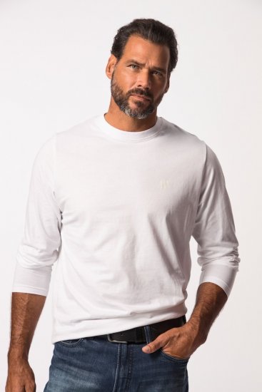 JP1880 702559 Camiseta de manga larga Blanco - Camisetas - Camisetas - 2XL-14XL