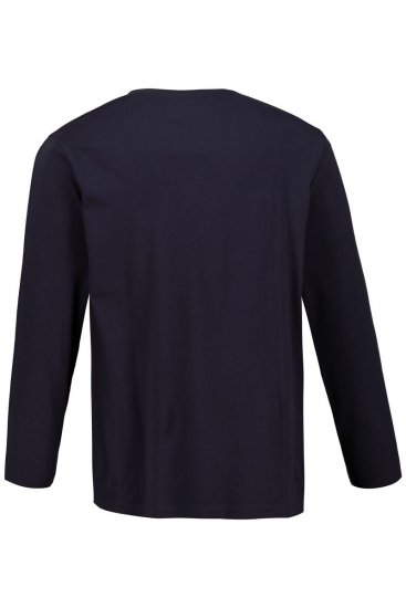 JP1880 702559 Camiseta de manga larga Azul marino - Camisetas - Camisetas - 2XL-14XL