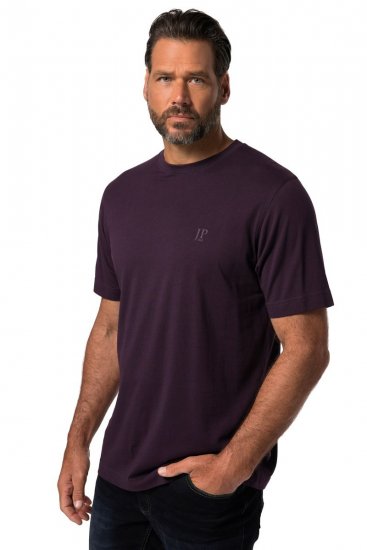 JP1880 702637 Camiseta de cuello redondo pack de 2 Morado oscuro/Negro - Camisetas - Camisetas - 2XL-14XL
