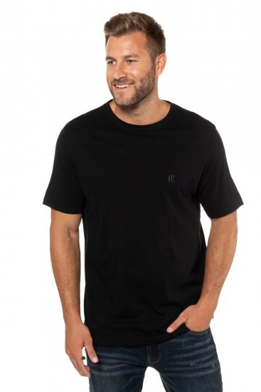 JP1880 702637 Camiseta de cuello redondo pack de 2 Negro - Camisetas - Camisetas - 2XL-14XL