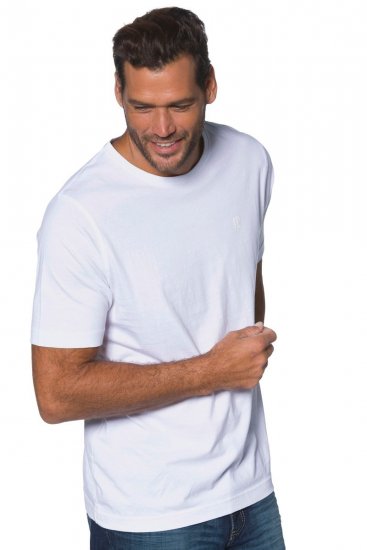 JP1880 702637 Camiseta de cuello redondo pack de 2 Blanco - Camisetas - Camisetas - 2XL-14XL