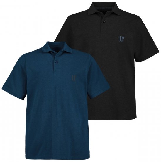 JP1880 704317 Polo pack de 2 Azul medio - Polos - Polos 2XL-8XL