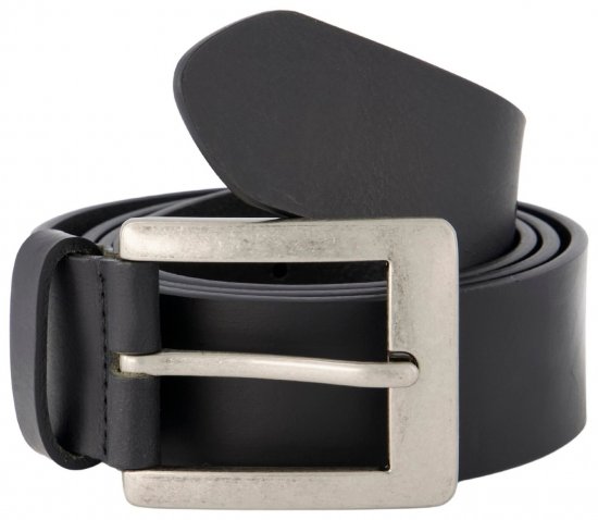 JP1880 705233 Cinturón de piel Negro - Cinturones - Cinturones W40-W70/2XL-8XL
