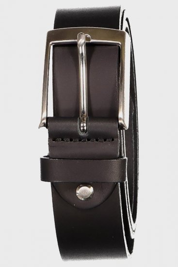 JP1880 706592 Cinturón de piel Negro - Accesorios - Accesorios para hombre