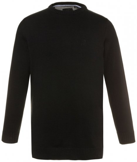 JP1880 708261 Jersey de punto con cuello redondo Negro - Sudaderas - Sudaderas 2XL-12XL