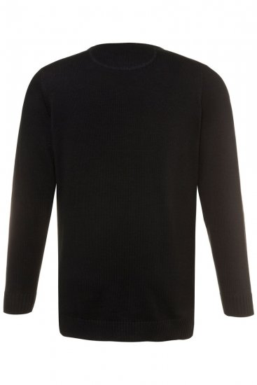 JP1880 708261 Jersey de punto con cuello redondo Negro - Sudaderas - Sudaderas 2XL-12XL