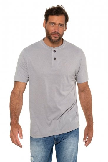 JP1880 708420 Camiseta Henley pack de 2 Gris jaspeado - Camisetas - Camisetas - 2XL-14XL