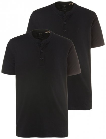 JP1880 708420 Camiseta Henley pack de 2 Negro - Camisetas - Camisetas - 2XL-14XL