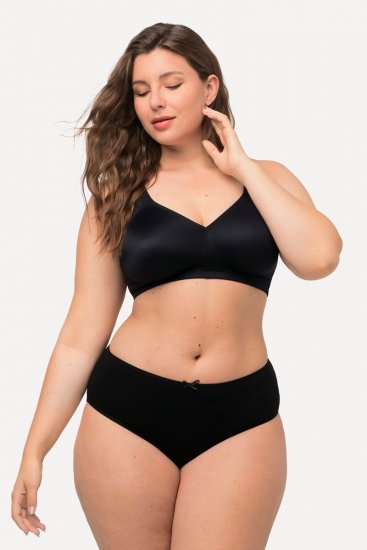 Ulla Popken 710201 Bragas pack de 5 Negro - Bragas - 