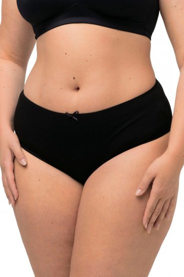 Ulla Popken 710201 Bragas pack de 5 Negro - Bragas - 