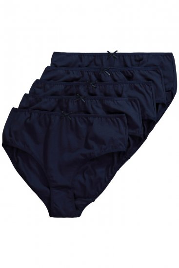 Ulla Popken 710201 Bragas pack de 5 Azul marino - Bragas - 