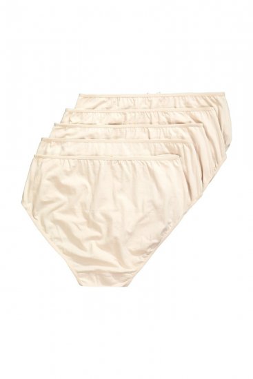 Ulla Popken 710201 Bragas pack de 5 Beige - Bragas - 