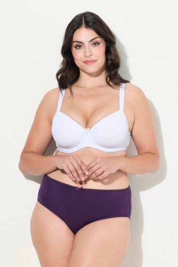Ulla Popken 710201 Bragas pack de 5 Berenjena - Bragas - 