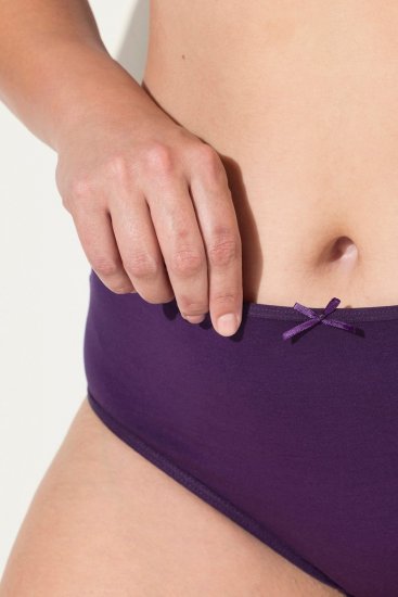 Ulla Popken 710201 Bragas pack de 5 Berenjena - Bragas - 