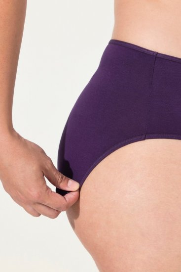 Ulla Popken 710201 Bragas pack de 5 Berenjena - Bragas - 