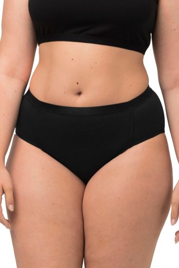 Ulla Popken 711214 Bragas pack de 2 Negro - Bragas - 
