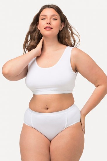 Ulla Popken 711214 Bragas pack de 2 Blanco - Bragas - 