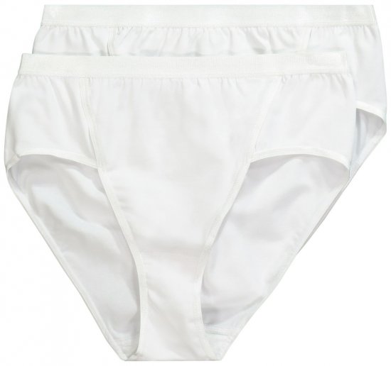Ulla Popken 711214 Bragas pack de 2 Blanco - Bragas - 