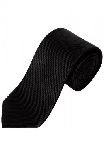JP1880 711267 Corbata de seda extralarga Negro - Corbatas y pajaritas - 