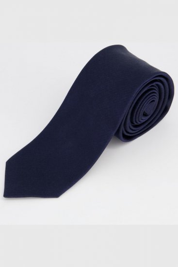 JP1880 711267 Corbata de seda extralarga Azul marino - Corbatas y pajaritas - 