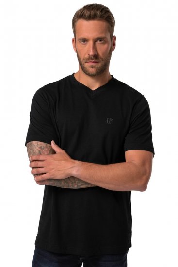 JP1880 711318 Camiseta de cuello de pico pack de 2 Negro - Camisetas - Camisetas - 2XL-14XL