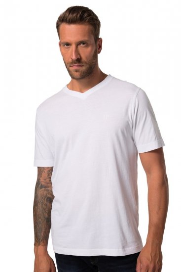 JP1880 711318 Camiseta de cuello de pico pack de 2 Blanco - Camisetas - Camisetas - 2XL-14XL