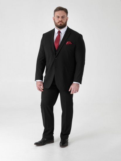 D555 Ted 4 Way Stretch Tailored Suit Jacket Negro - Trajes - Trajes 2XL-8XL