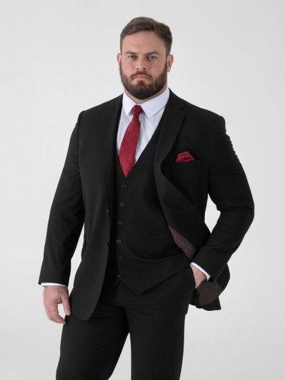 D555 Ted Chaqueta de traje Negro - Trajes - Trajes 2XL-8XL