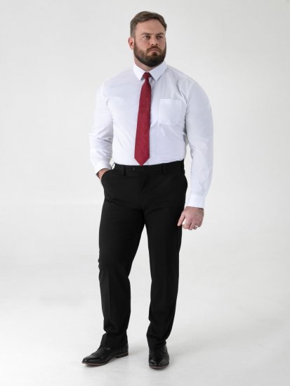 D555 Ted 4 Way Stretch Tailored Trouser Negro - Trajes - Trajes 2XL-8XL