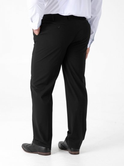 D555 Ted 4 Way Stretch Tailored Trouser Negro - Trajes - Trajes 2XL-8XL